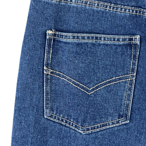 NWT Future Collective Reese Blutstein Women Blue Jeans Size 8 Straight High Rise - Picture 15 of 15